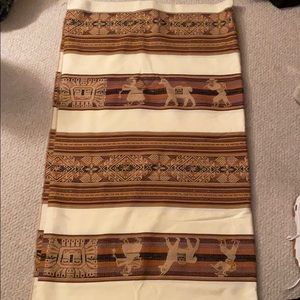 Native blanket throw